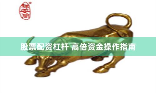 股票配资杠杆 高倍资金操作指南